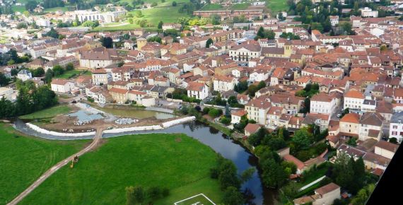 Le Sornin vu du ciel