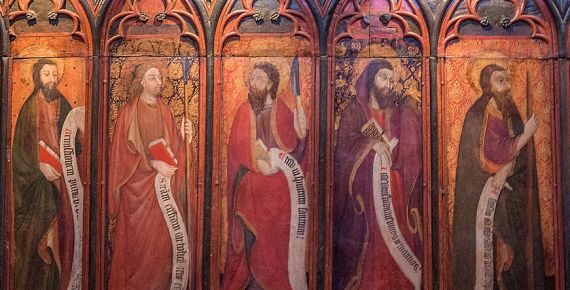 Les stalles à l'Eglise